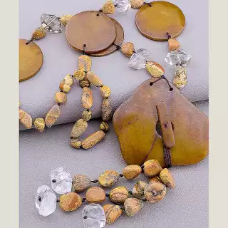 Намисто Яшма 65 см