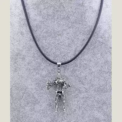 🏷️️ Підвіска чоловік медична сталь 316L 44 см F-70525