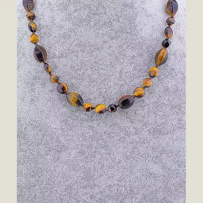 🏷️️ Намисто Тигрове око 50 см ss_70625