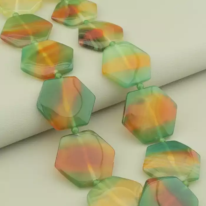 🏷️️ Намисто Агат 46 см ss_106464