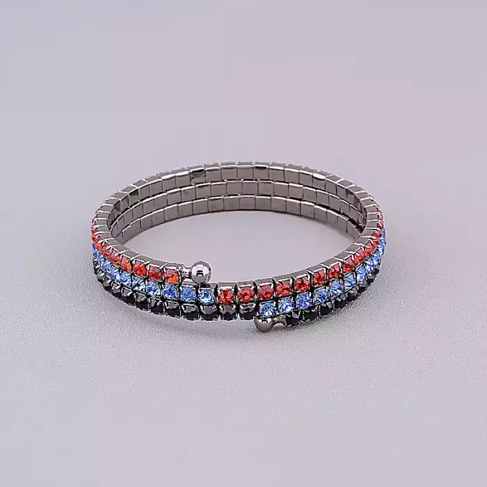 🏷️️ Браслет без застібки Сrystal 50 см ss_82521