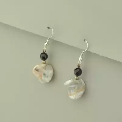 🏷️️ Сережки петля Яшма F-100392