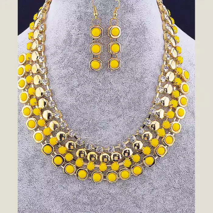 🏷️️ Намисто + Сережки Сrystal 45 см ss_37484