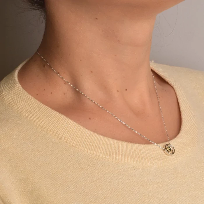 🏷️️ Підвіска Saiya 41 см (родій) ss_82965