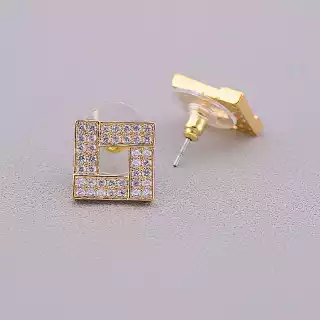 Сережки Unfading Love позолота (18к)