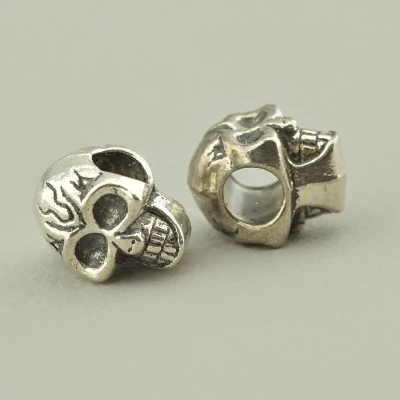 Вставка череп метал 12х7 мм