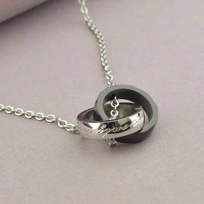 🏷️️ Підвіска кільця медична сталь 316L 46 см. ss_92677