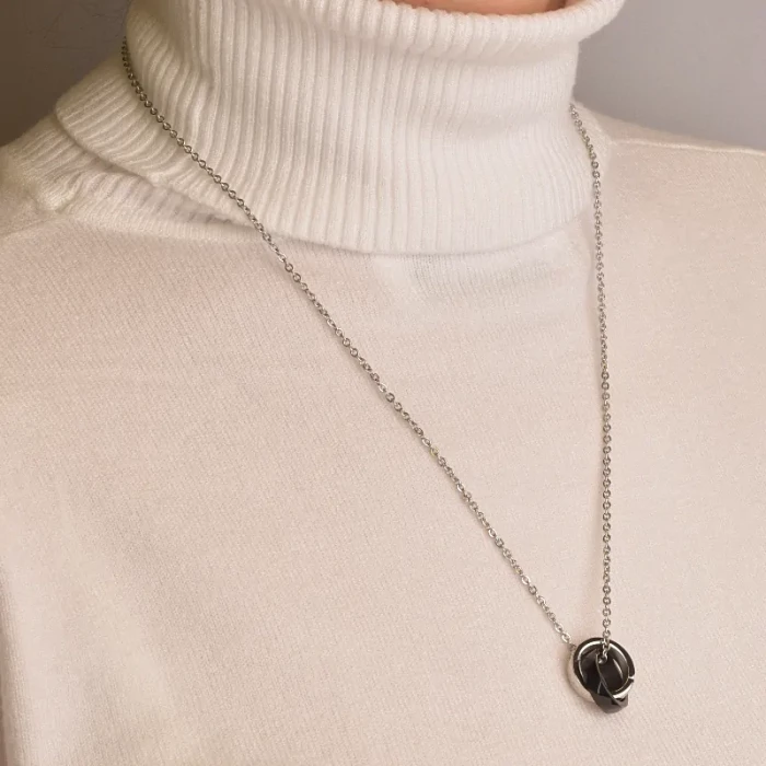 🏷️️ Підвіска кільця медична сталь 316L 46 см. ss_92677