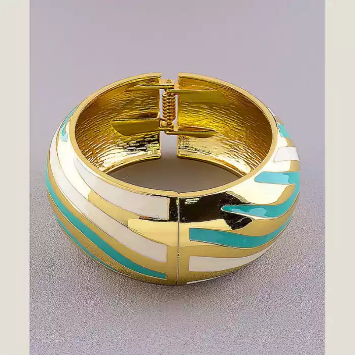 🏷️️ Браслет емаль 18 см (позолота 18к) ss_15803