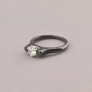 Каблучка Кераміка Фіаніт (родій)