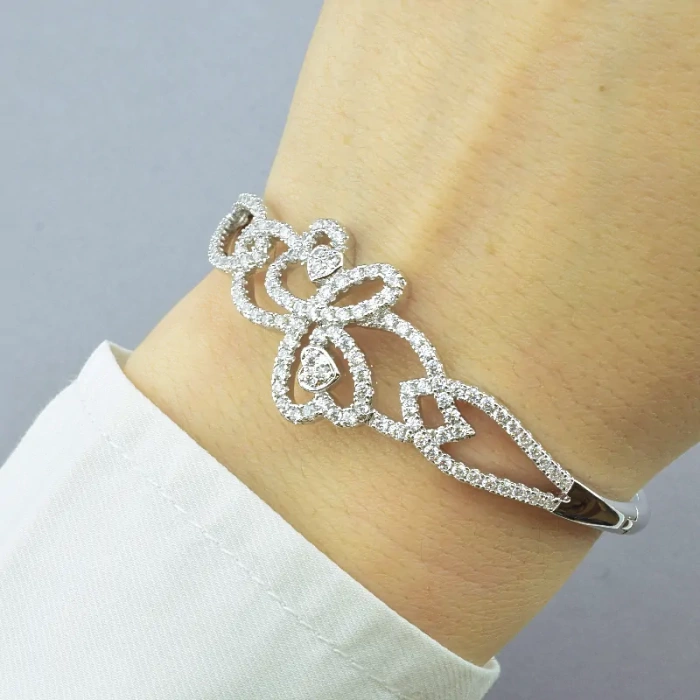 🏷️️ Браслет шарнірний Xuping (родій) ss_53672