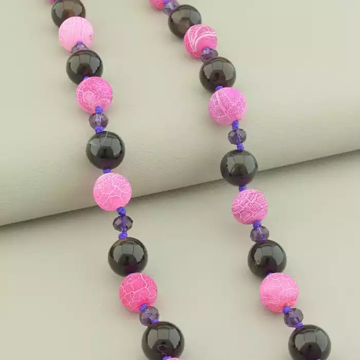 🏷️️ Намисто Агат 54 см. ss_101734