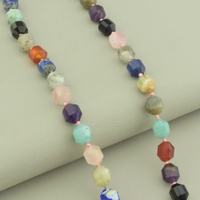 🏷️️ Намисто Самоцвіти Срібло (925) 51 см. ss_101934