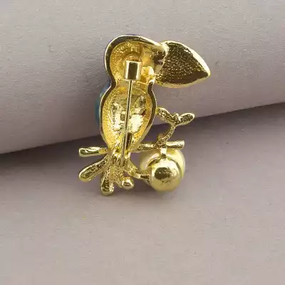 🏷️️ Брошка птах емаль F-56590