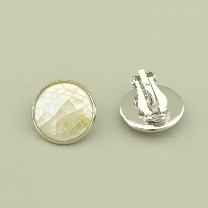 Сережки Перламутр 18х18 ss_103788 ss_103788