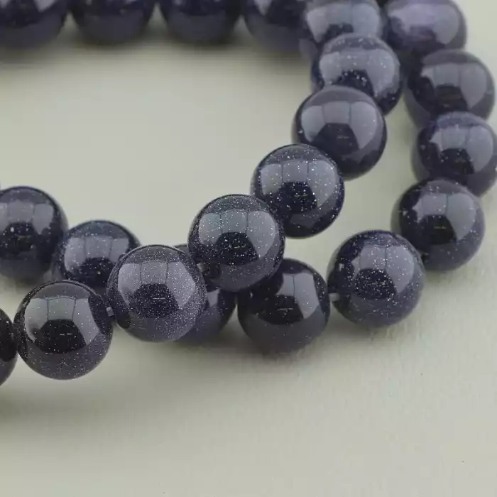 🏷️️ Намистини Каїрська ніч 35 см 11.5 мм. F-105546