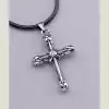 🏷️️ Підвіска хрест медична сталь 316L 44 см F-70526