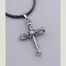 🏷️️ Підвіска хрест медична сталь 316L 44 см F-70526