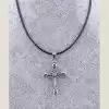 🏷️️ Підвіска хрест медична сталь 316L 44 см F-70526