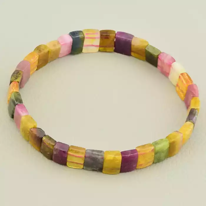 🏷️️ Браслет на резинці Турмалін 17.5 см ss_106567