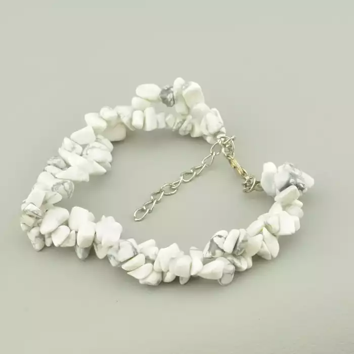 🏷️️ Намисто + Браслет Кахолонг 43 см ss_32482