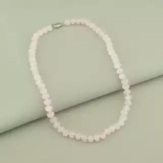 Намисто Рожевий кварц 43 см.