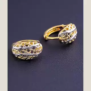 Сережки кільця Xuping (позолота/родій)