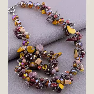 Намисто Яшма 50 см