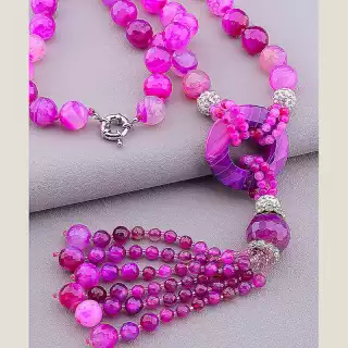 Намисто Агат 62 см