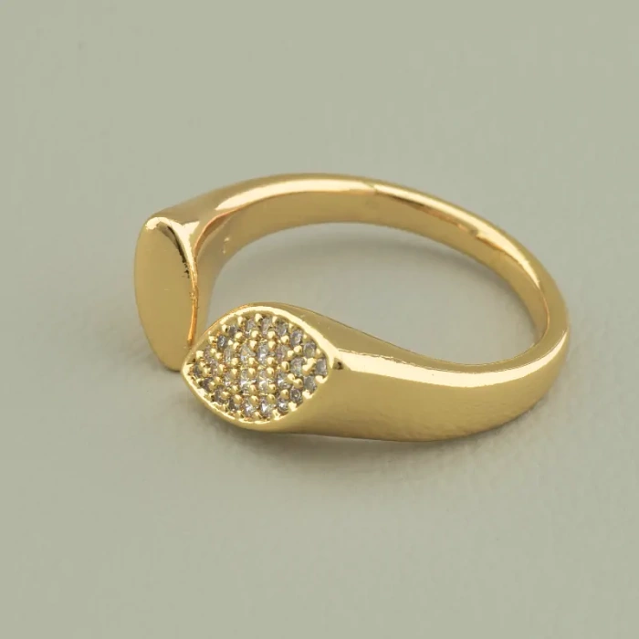 🏷️️ Каблучка Xuping Фіаніт (позолота 18к) ss_93869