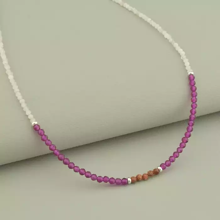 🏷️️ Підвіска Кварц, Золотий Пісок 42 см (сталь) ss_101635