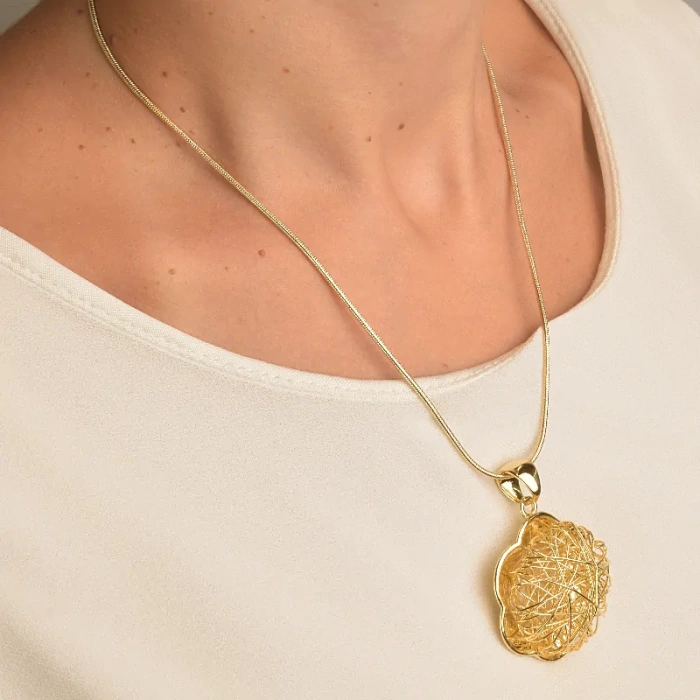 🏷️️ Підвіска + Сережки Winniana 45 см. ss_86384