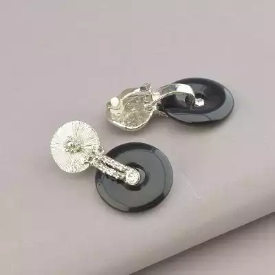 🏷️️ Підвіска + Сережки Агат 43 см. F-86975