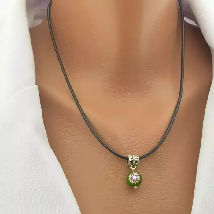 🏷️️ Підвіска Лемпворк (скло) 43 см. ss_102335