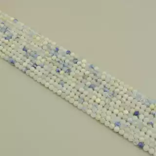 Намистини Кварц 39 см. 4,6мм. на нитці (натуральне каміння, без застібки)