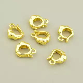 Тримач для кулона 11х4мм. (позолота 18к лимонна)