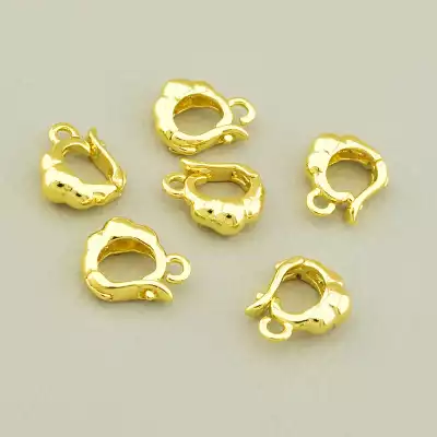 Тримач для кулона 11х4мм. (позолота 18к лимонна)