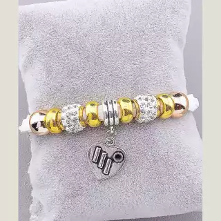 Браслет Сrystal 17 см шкірозамінник