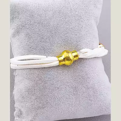 🏷️️ Браслет Сrystal 17 см шкірозамінник F-13823