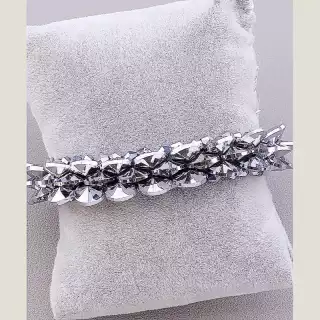 Браслет з магнітною застібкою Чеський кришталь