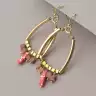 🏷️️ Сережки петельки Stainless Steel Говлит F-84445
