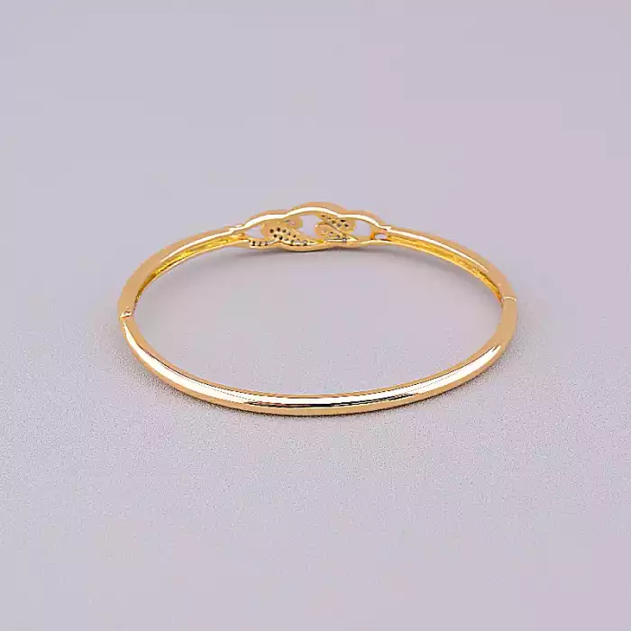 🏷️️ Браслет шарнірний Xuping Фіаніт 18 см (позолота 18к) ss_64650