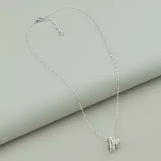 Підвіска Saiya Фіаніт 41 см (родій)