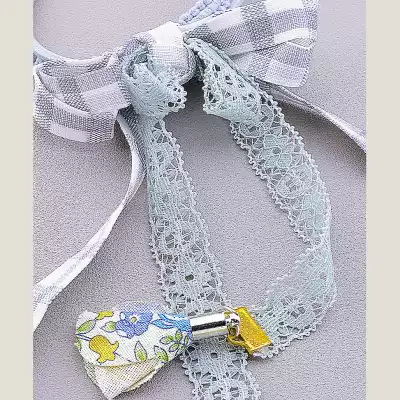 🏷️️ Резинка для волосся Flora Secret тканина F-41763