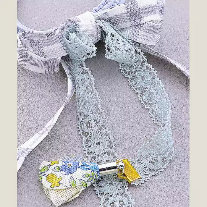 🏷️️ Резинка для волосся Flora Secret тканина ss_41763