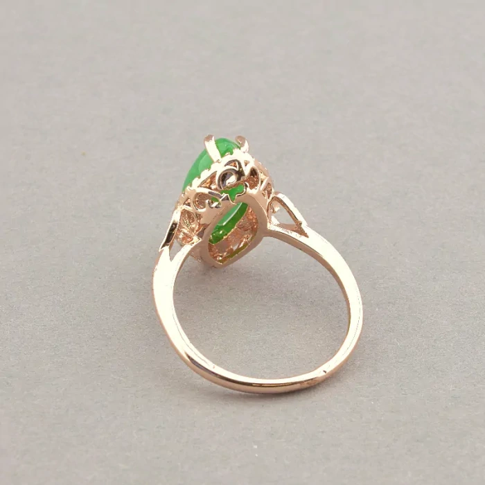 🏷️️ Перстень Pataya Хризопраз (позолота 18к) ss_57063