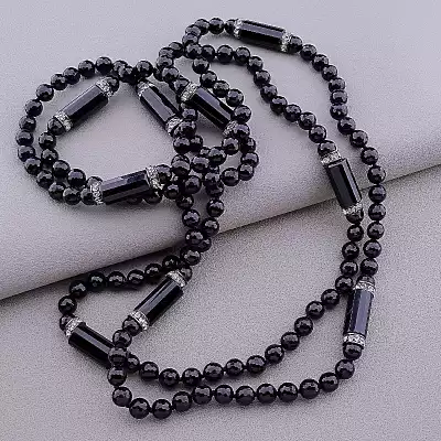 Намисто Агат, Сrystal 150 см