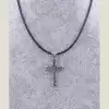 🏷️️ Підвіска хрест медична сталь 316L 44 см F-70528
