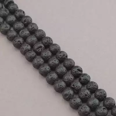 Намистини Лава 39 см 8.7 мм. (без застібки)