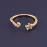 🏷️️ Каблучка Фіаніт Xuping (позолота 18к) F-87560